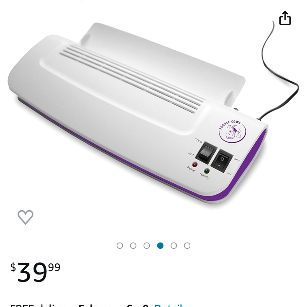 Laminator - hot and cold 9 inch